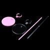 Doll Transparent Plexiglass Bracket Plastic Standing Display Rack Waist Bracket