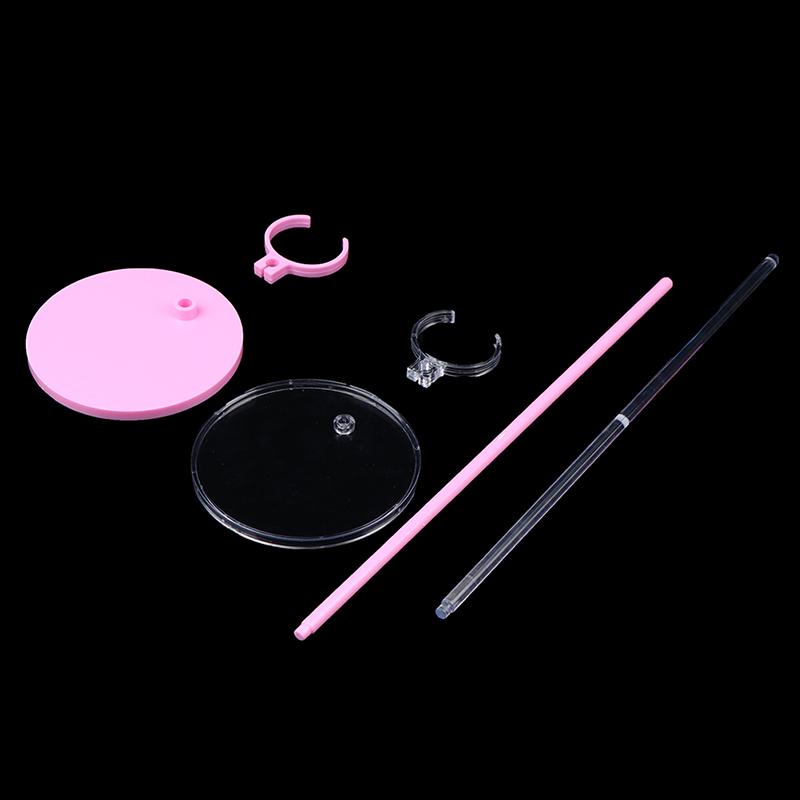 Doll Transparent Plexiglass Bracket Plastic Standing Display Rack Waist Bracket