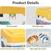 Aquarium Fishing Toy For Kids, Baby Aquarium Toy With Light & Music, Artificial Fish Tank With 2 Magnetic Fish, Electric Tank Toy