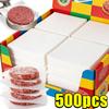 50-500 шт. Бумажные прокладки для котлет для гамбургеров - Вощеные бумаги для разделения замороженных прессованных котлет для бумажных прокладок для котлет для гамбургеров