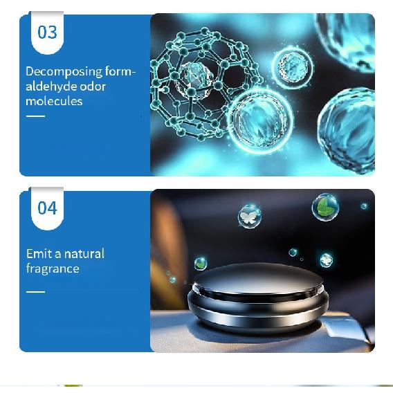 Creative Car Air Freshener Aluminum Alloy UFO Styling Perfume Car Accessories Interior Air Fresh Fragrance Auto Air