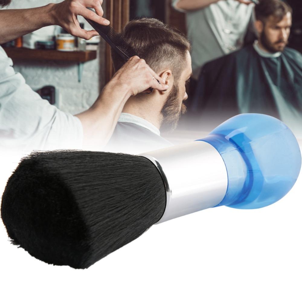 Comfortable Handle Hair Clean Hairbrush Soft Neck Face Duster Brush Barber Salon