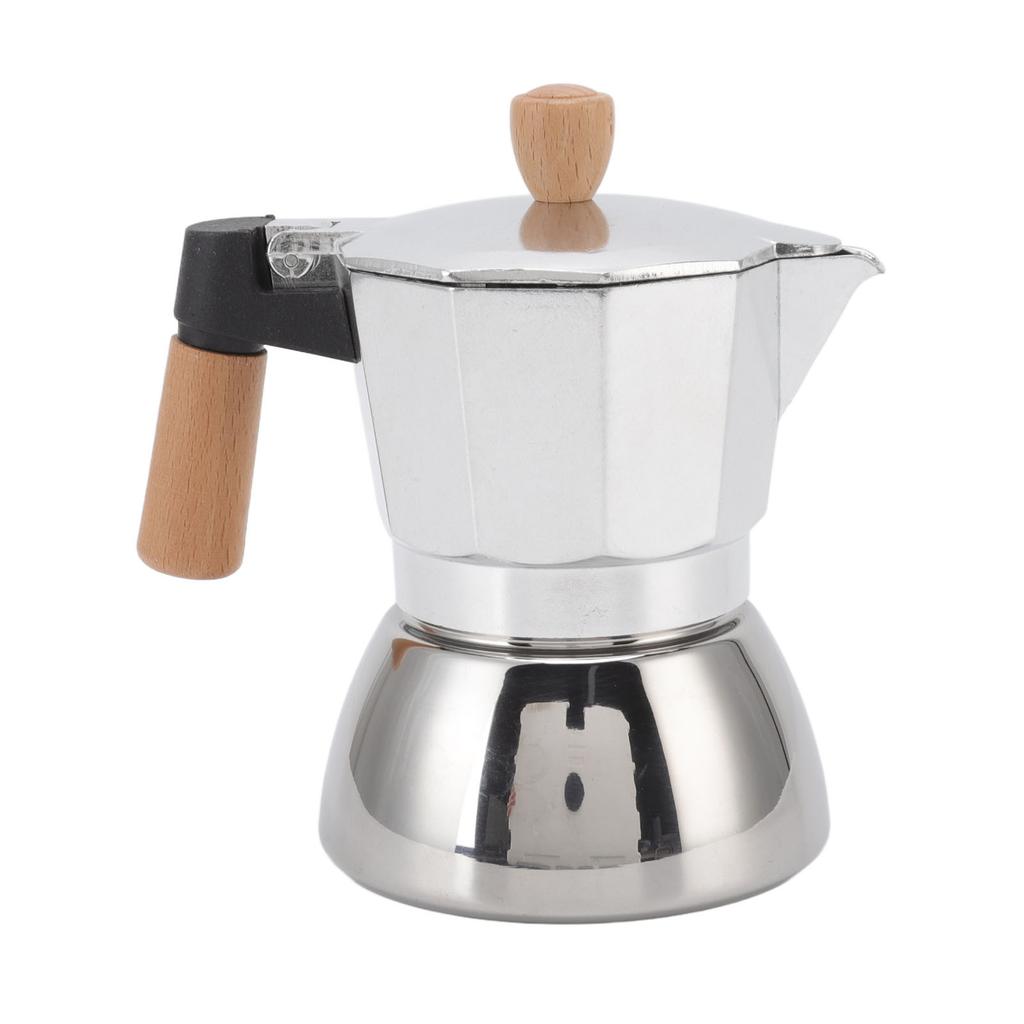 Кофеварка для плиты из нержавеющей стали Cafetera Coffee Pot с бумажным фильтром для ручного приготовления мокко