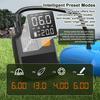 Воздушный насос 25PSI, 8000 мАч, аккумуляторная батарея, лопастной насос, электрический портативный автомобильный насос с цифровым дисплеем, инструмент для быстрой накачки
