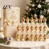 Interactive Game for Friends 2026 Nutcracker Advent Calendar, 24-Day Acrylic Ornament Set with Classic Calendar Kids Soldier Figures, Christmas
