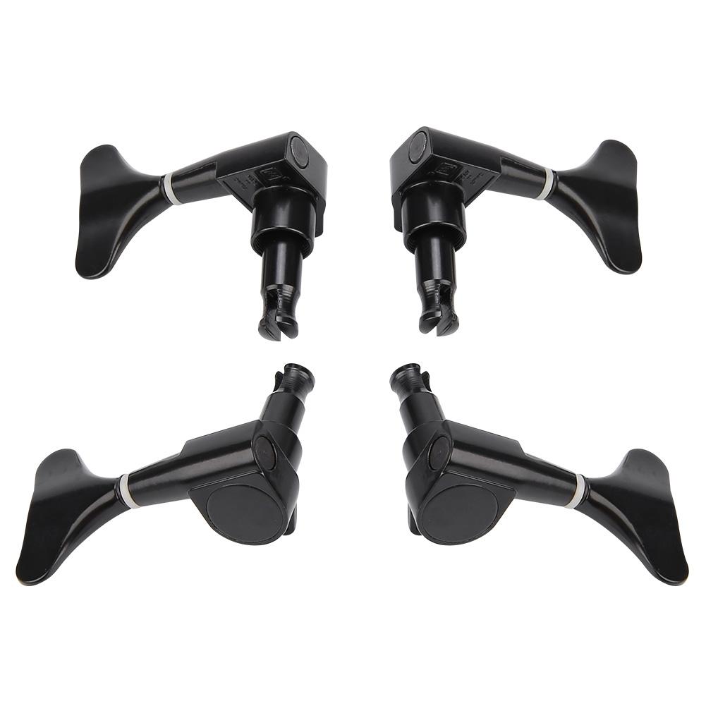 2L2R Fishtail shaped Button Sealed Bass Guitar Tuning Pegs Machine Heads