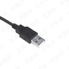 Черный удлинитель USB-питания 22 AWG из чистой меди с переключателем