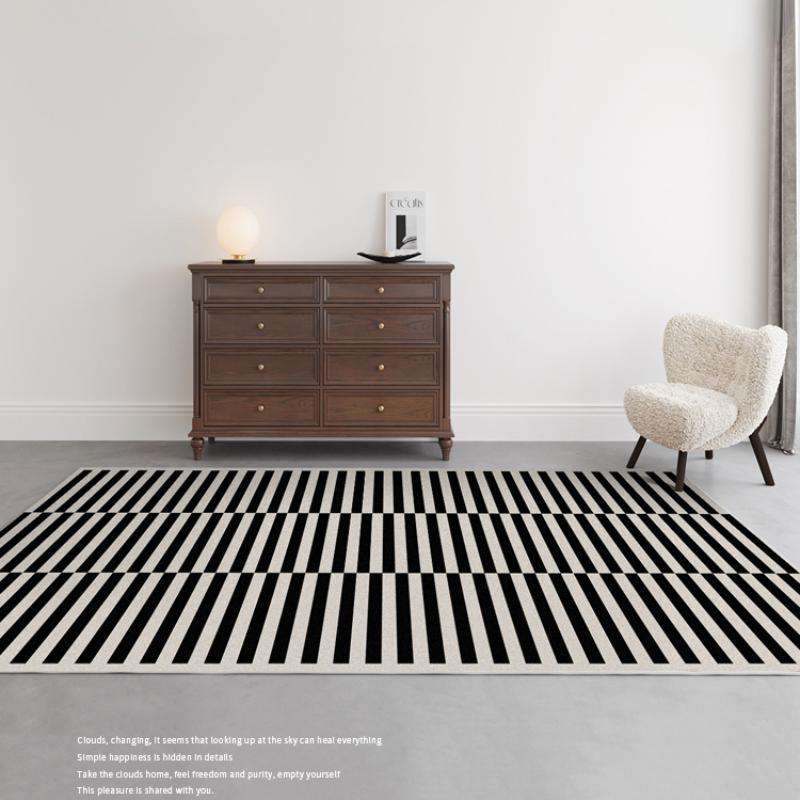 French Retro Carpets for Living Room Large Area Thick Lounge Rug Fluffy Soft Bedroom Decor Carpet Modern Luxury Studio Plush Mat