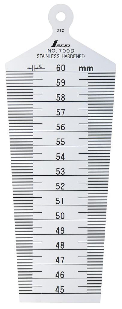 Shinwa Measurement Taper Gauge No.700C 45~60mm 62615