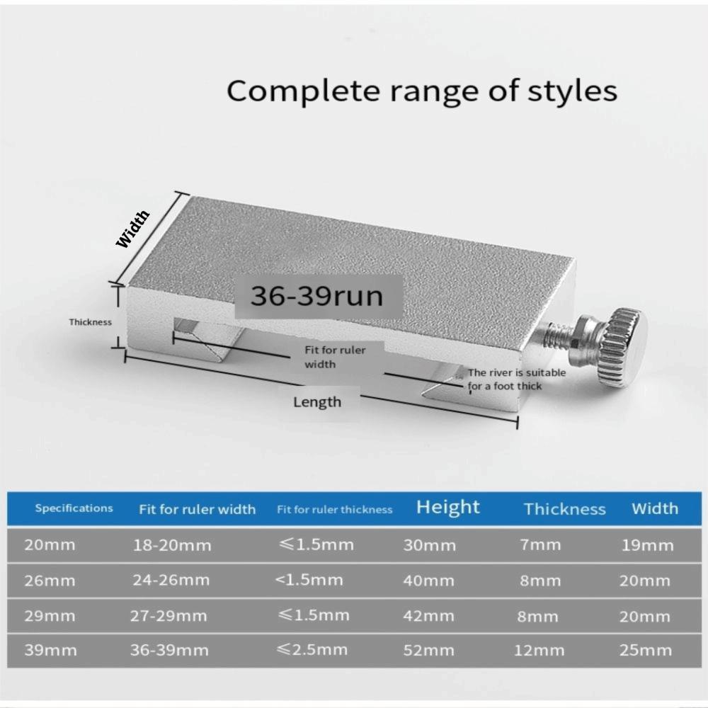 Metal Carpenter Straight Ruler Gauge Corrosion Resistant Positioning Woodworking Square  Carpentry