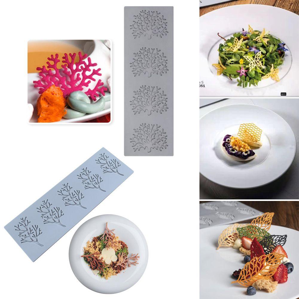 Шоколадный трафарет Инструмент для выпечки Форма для помадки Украшение торта Бордюр Силиконовая форма Кружевная форма для торта