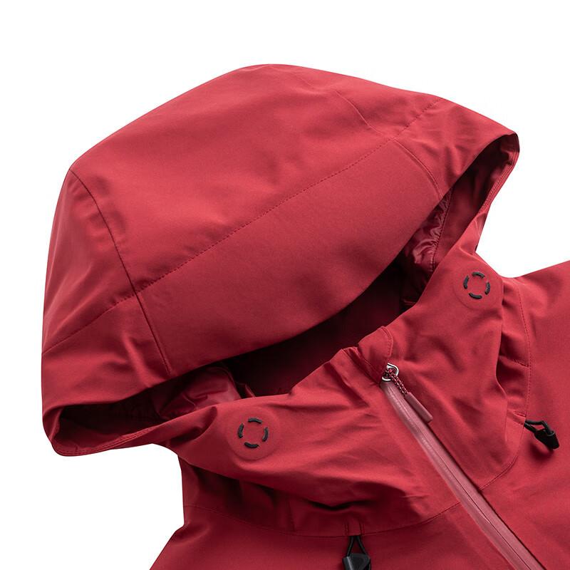 Anta Champion Outdoor Series однотонная тканая теплая куртка повседневный спортивный костюм мужские куртки темно-красные 152410615-3