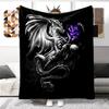 Animal Dragon Blanket Ultra Lightweight Soft Plush Flannel Throws Blanket for Sofa Bed Couch Best Office Gifts  Demogorgon