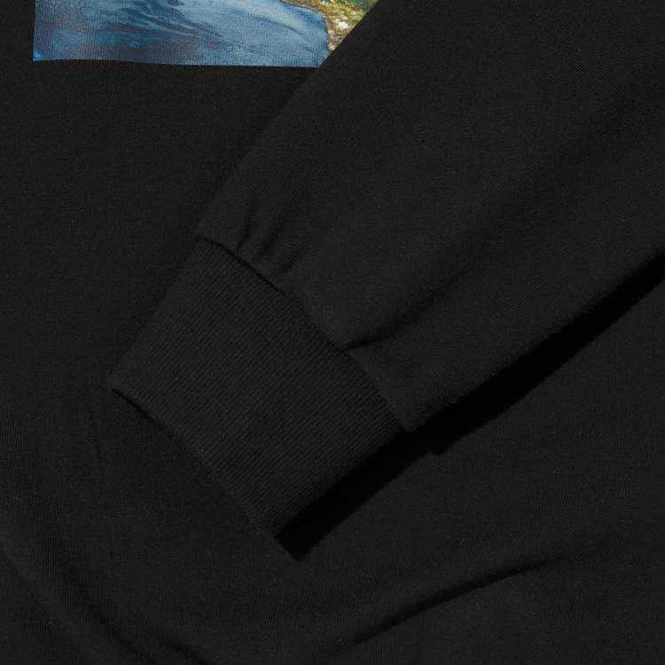 THE NORTH FACE Think Earth Sweatshirts Logo Sweatshirt Unisex Black NM5MN01J