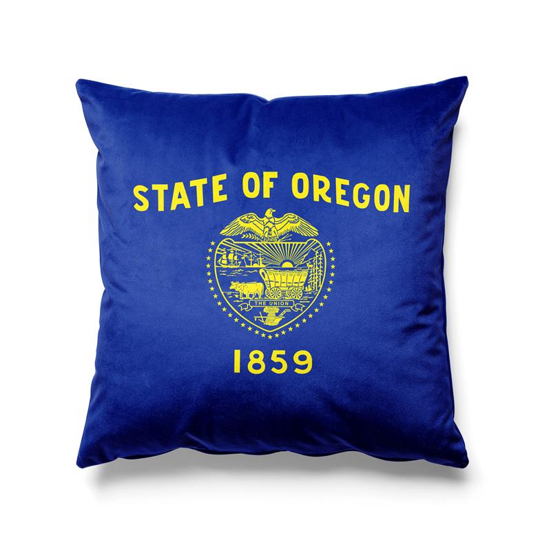 Aertemisi 18'' X 18'' Oregon Square Throw Pillow Cushion Covers Cases Pillowcases For Sofa 45Cm X 45Cm