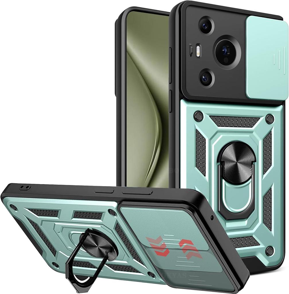 Armor Case For Huawei Nova 12 SE 12S 12i 11 Pro 11i Nova 10 SE Cover Lens Protection With Ring Magnetic Holder Coque Fundas