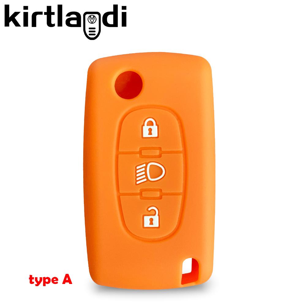 Для Fiat Scudo для Opel Combo для Peugeot Rifter 2020 207 208 307 308 407 408 5008 308SW 2008 для Citroen C4 Чехол-кожура для ключа