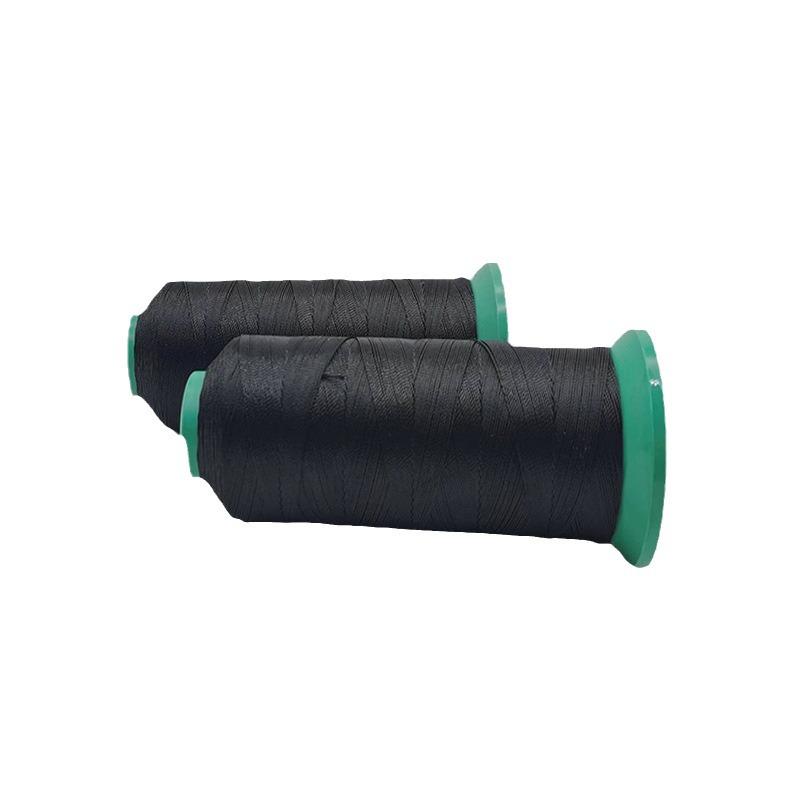 High-Strength Black Polyester Thread for Leather and Upholstery Sewing