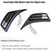 LED Front Fender Side Marker Light Turn Signal Lamp For Wrangler JL 2018-2020