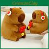 Red Capybara Packet The God Of Wealth Plush Toy Cartoon Stuffed Doll Gift Kids