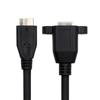 Xiwai Micro USB USB Female To USB Male Extension Supports Data and Cameras 3.0 Cable, 3.0 Type-B 3.0 Micro-B Cord, 5Gbps, 30cm, Disks, SSDs,