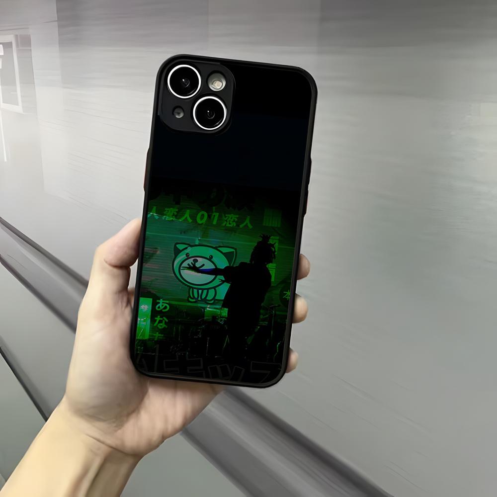 Чехол для телефона The Weeknd Kiss Land Для iPhone 17 16 15 14 13 12 Pro Max Xr Air Plus Черный Жесткий Чехол с Ощущением Кожи