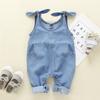Boy Solid Denim Overalls Children's Clothing Kids Overalls   Child Jeans Pants Infant Jumpsuit Girls Outfits