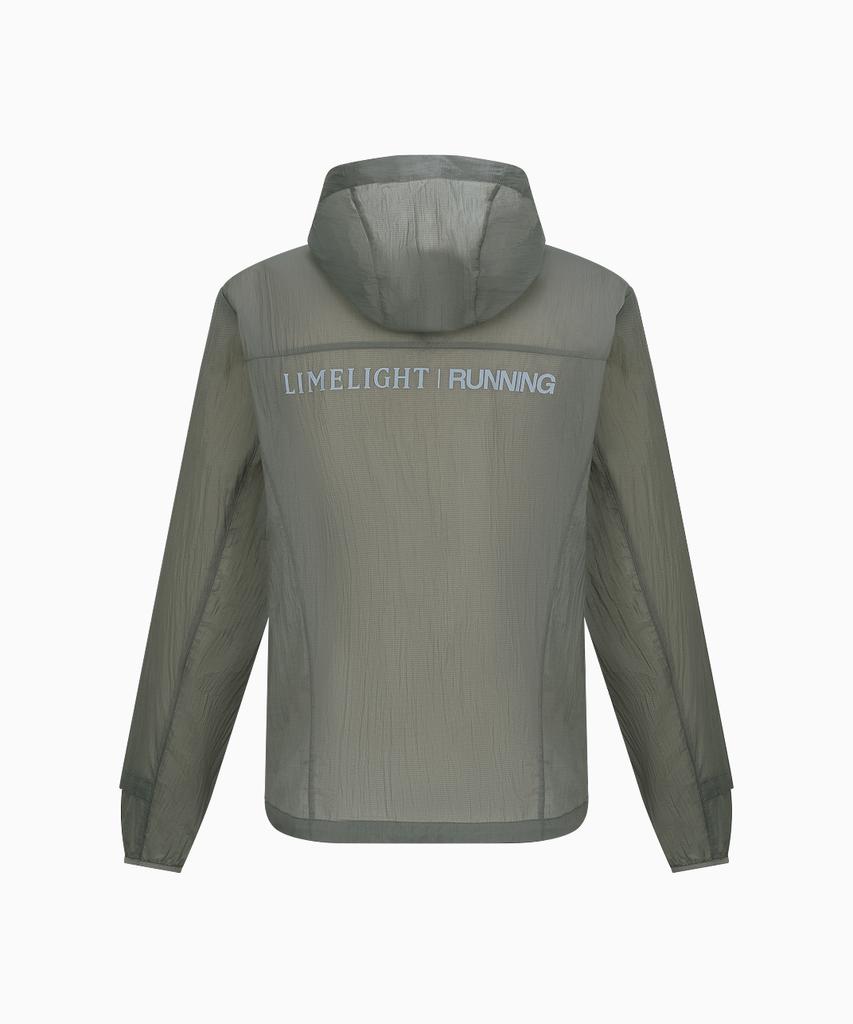 Спортивная ветровка Ripstop для бега Limelight Apparel Athlete (Шалфейный/Серый)