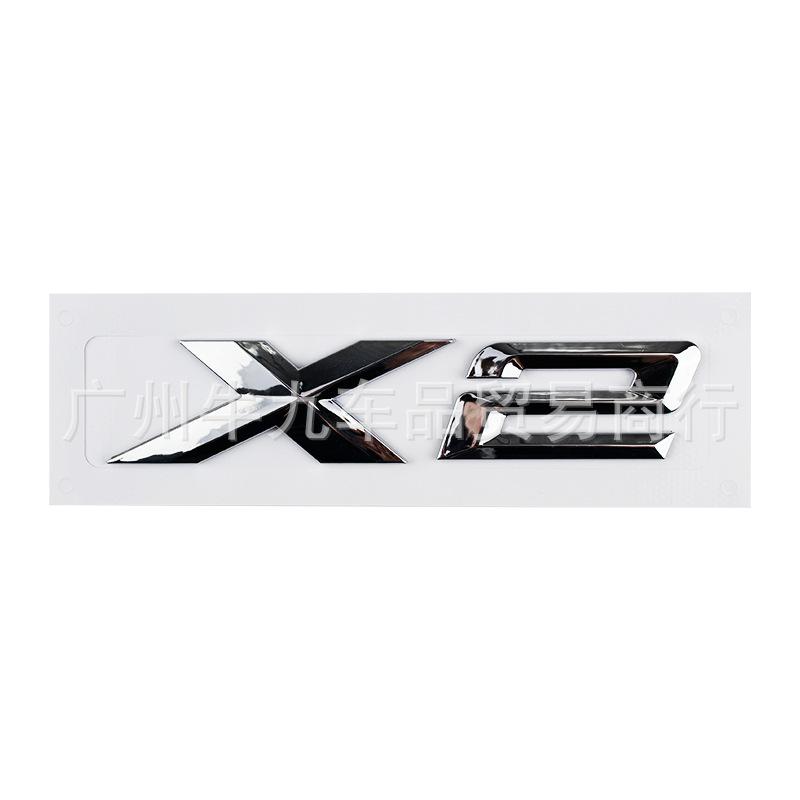 Suitable for the new X1 X2 X3 X4 X5 X6 X7 GT car logo, trunk tail label, car sticker