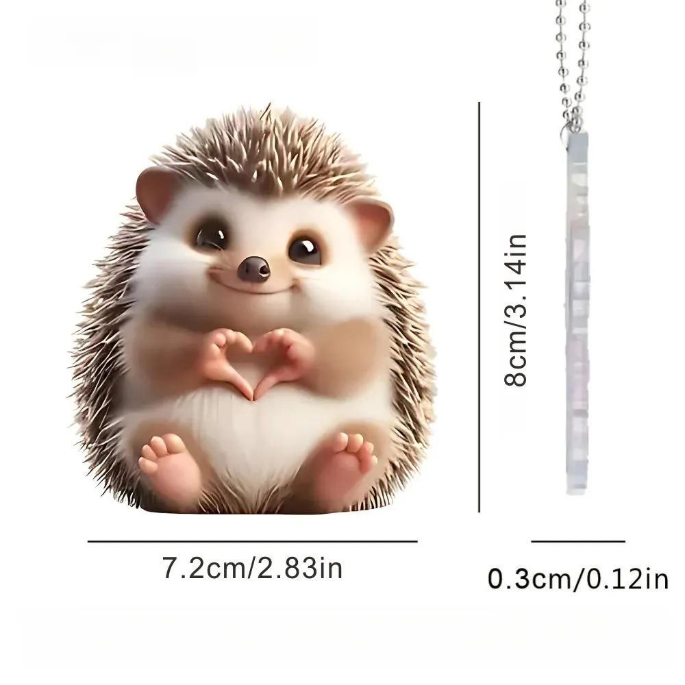 Подвеска в виде ежа Акриловые елочные украшения Рождественское украшение для дома