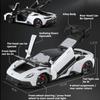 1:24 GT2 MC20 Модель Суперкара Игрушка Амортизирующее Колесо Рулевое Управление Модели Спортивных Автомобилей Звук Свет Игрушки с Оттяжкой Подарки на День Рождения