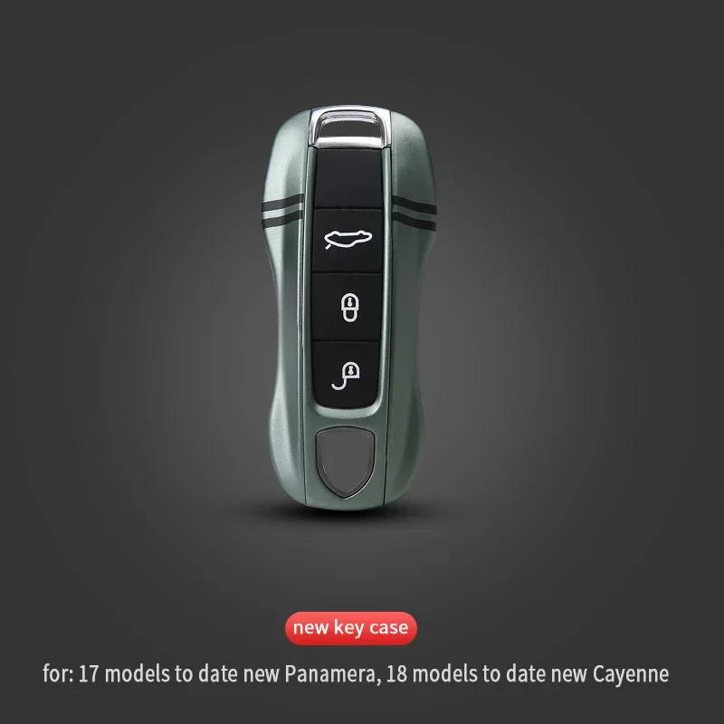 AABKR1 For Porsche Macan Modified Key Case 718 Cayenne Key Case Panamera Key Chain 911 Car Accessories