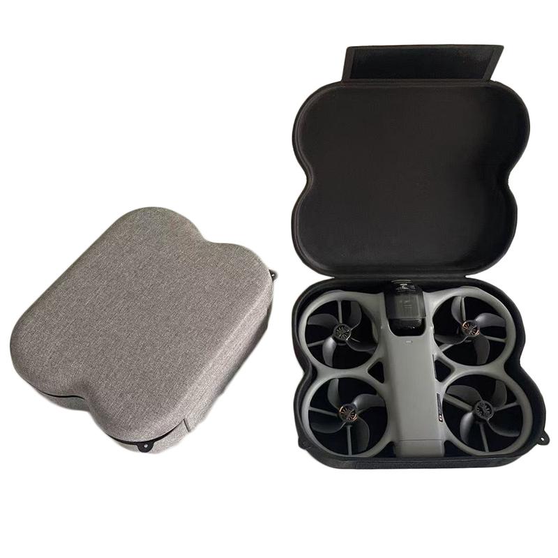 Ultra-Compact Design For DJI Avata 360 Hard Case Oxford Fabric Shell Hook And Loop Closure Custom Fit With 2 Holes For DIY Strap