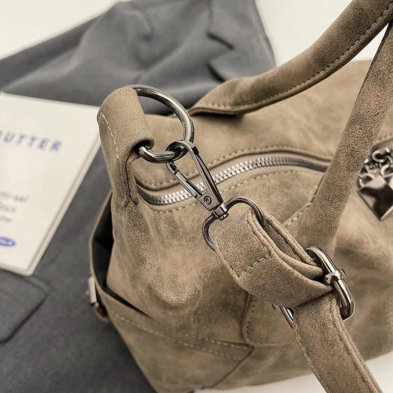 Роскошная женская кожаная сумка через плечо, женская сумка большой емкости