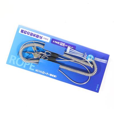 SHIMANO RP-001K Ремешок из страховочной проволоки с зажимами, 90 см, серый 745316