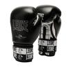 LEONE 1947 Boxing Gloves Unisex [ICONIC] 100% Cowhide Outer Polyurethane Pad Velcro Fastener (10oz) Black GN208 [Genuine Product]