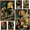 Anime Death Note Wall Posters Study Living Room Home Decor HD Prints Pictures Comic Art Vintage Poster Bar Cafe Wall Stickers