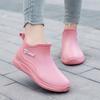 Fashion Fashion Women's Rain Boots Waterproof Kitchen Non-slip Work Ankle Boots for Women Winter Outdoor Keep Warm Slip-on Women Boots