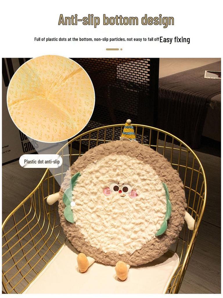 Memory Foam Seat Cushion for Long Sitting - Plush, Soft, and Washable