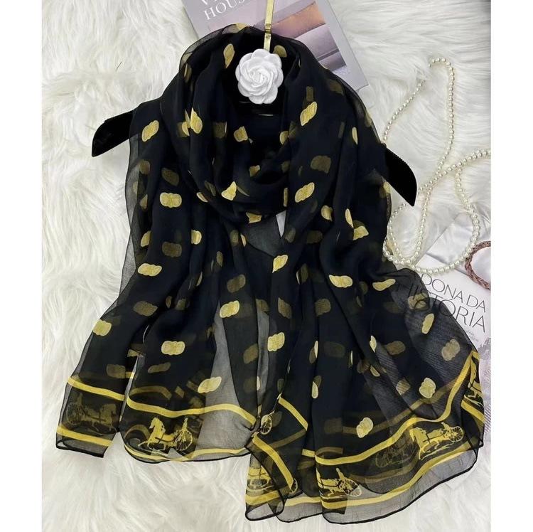 Flower Print, Casual Style, Inelastic, Windproof & Sun-Proof, Decorative, Yarn-Dyed & Printed, No Feathers, Machine Washable - Weekend Casual