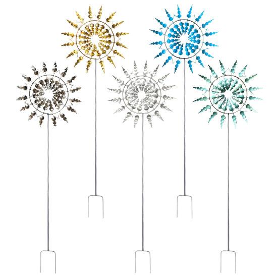 Ветряная мельница, нержавеющая, устойчивая к коррозии, простая установка, декоративная 3D кинетическая вертушка для ветра, красочная вертушка, садовый орнамент