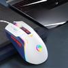 Проводная 7D светящаяся игровая мышь с макродрайвером, красочная RGB-подсветка