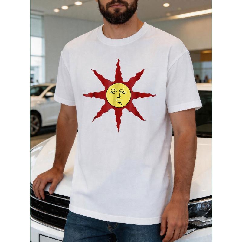 Футболка с принтом логотипа Sun Warrior, Летняя новинка для мужчин с коротким рукавом, Индивидуальная модная футболка унисекс с коротким рукавом, Идеальный подарок на День отца
