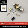 Stainless Steel Ball Door Lock for Bathroom or Restroom (Model 5831)