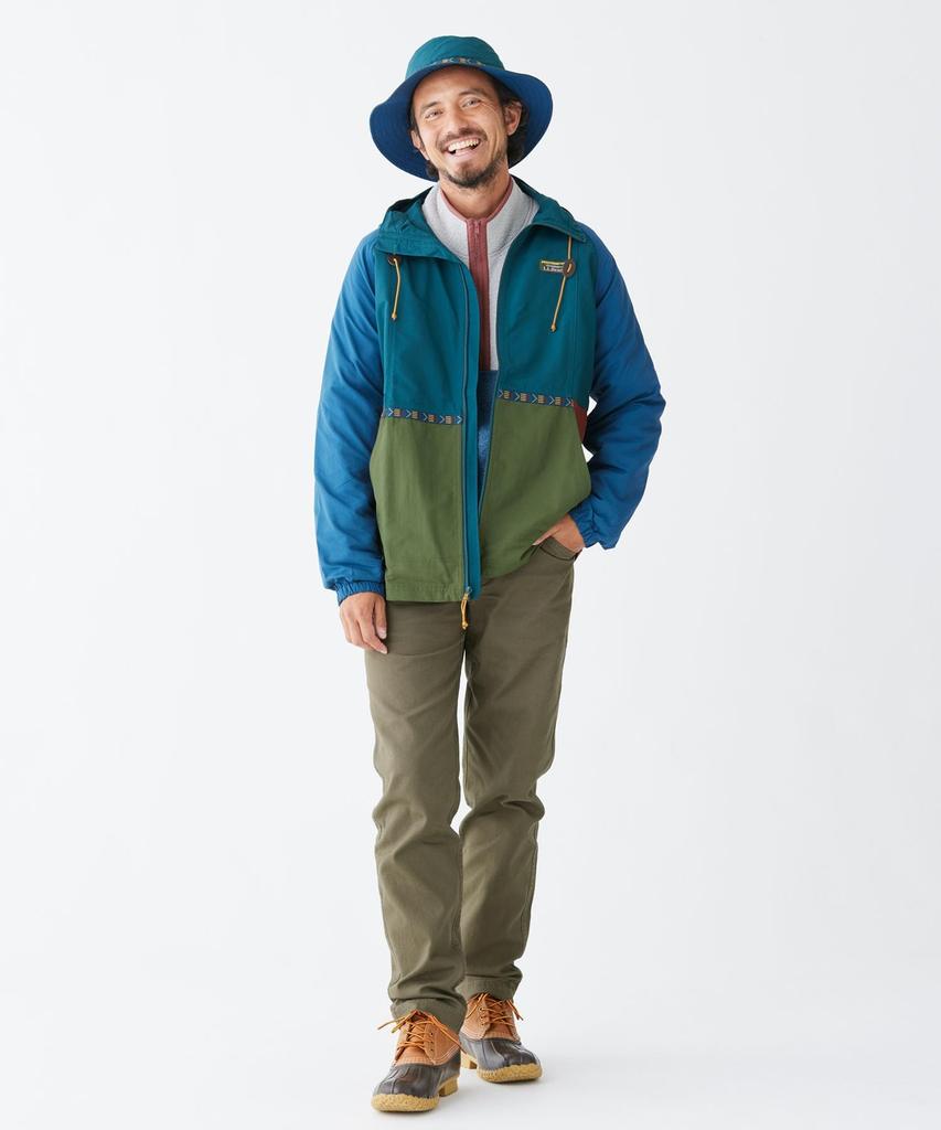 [L.L.Bean] Men's Mountain Classic Jacket, Multicolor, Japan Fit, Size M, Spruce/Tuscan Olive, 1000029415