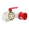 Industrial Plug Socket 380415V 32A 5Pin 3P+N+E IP44 Waterproof Fixed Surface Mounted for Commercial