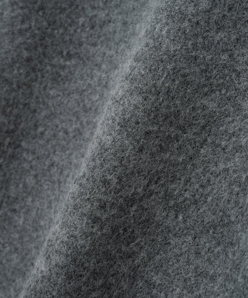 MILLO ARCHIVE Crop Silhouette V-Neck Knit [Charcoal]