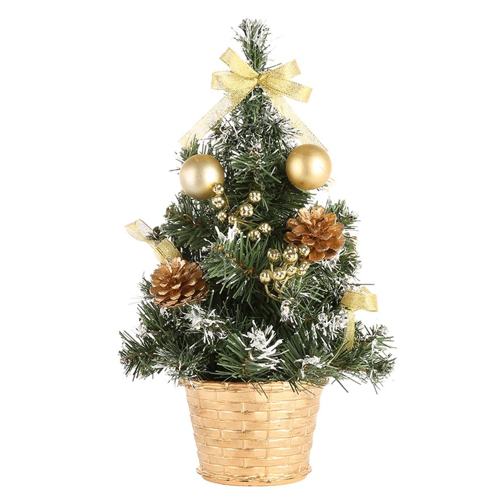 1pcs Mini Artificial Christmas Tree Desktop Ornament Christmas Home Festival Decor Xmas Gift Party Supplies Decoration