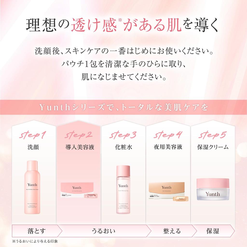 Yunth Raw VC Вводный набор 2 Вводный образец сыворотки, 2 шт., 58 дней [Включает пакетики] (Косметика/Уход за кожей/Поры/Красота/Уход за лицом)