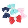 20Pcs Dog Hair Bowknot with Elastic Band Pet Puppy Teddy Grooming Hair Accessories Random Color